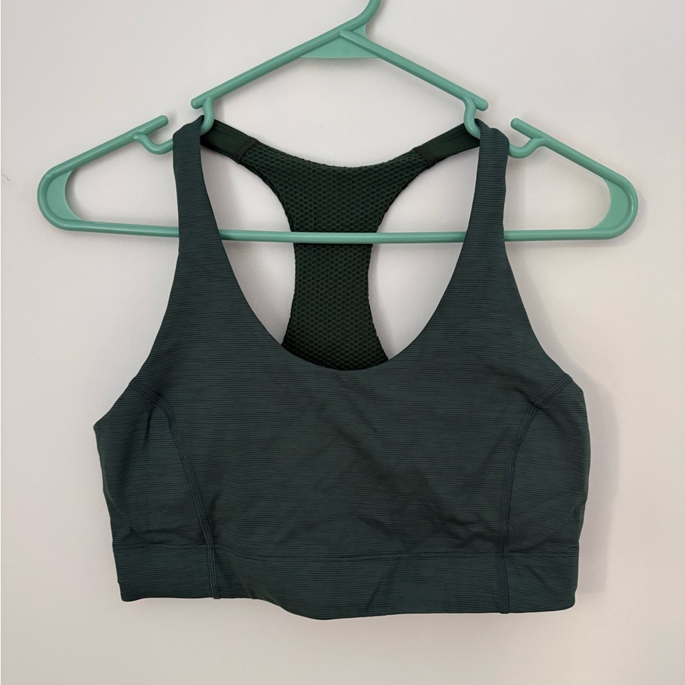 Outdoor Voices Deep Green Sports Bra